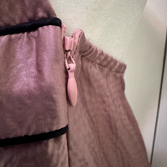 Corey Lynn Calter 100% Silk Textured Flutter Layered Cocktail Halter Dress SZ 6 - Picture 7 of 9